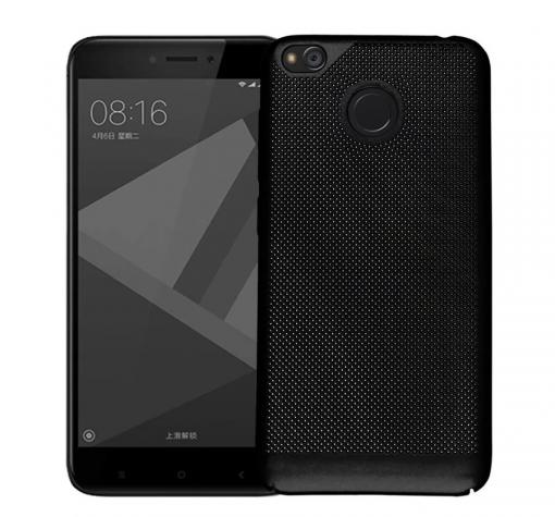 Твърд гръб за Xiaomi Mi A1 / 5X - черен / Grid