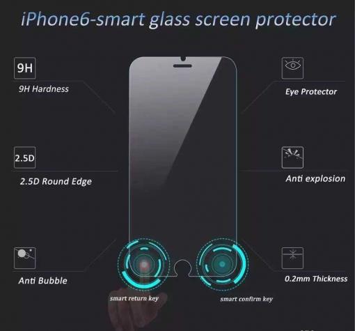 Стъклен скрийн протектор SMART TOUCH / 9H Magic Glass Real Tempered Glass Screen Protector / за дисплей на Appe iPhone 6 4.7''