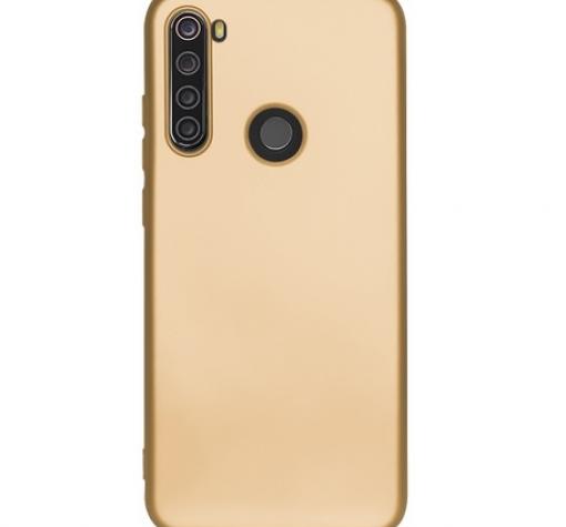 Силиконов калъф / гръб / TPU за Xiaomi Redmi Note 8T - златист / мат