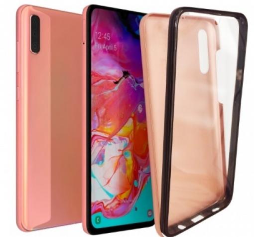 Луксозен твърд гръб 2in1 360° Full Cover за Huawei Y5 2019 - Rose Gold