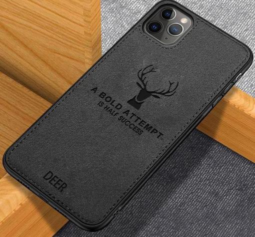 Луксозен гръб Deer за Apple iPhone 11 Pro 5.8" - черен