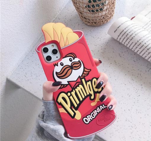 Силиконов калъф / гръб / TPU 3D за Apple iPhone 11 6.1'' - Pirmlges / червен