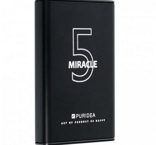 Универсална външна батерия Power Bank PURIDEA S12 5000 mAh / Universal Power Bank Power Bank PURIDEA S12 5000 mAh - черна