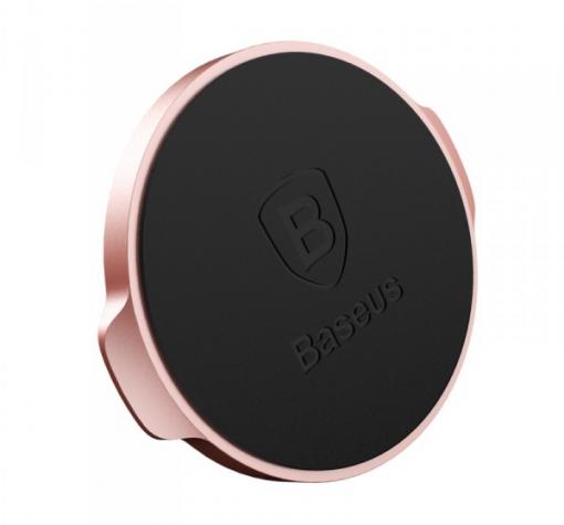 Универсална магнитна стойка BASEUS Холдер Small Ear / Flat mini за Samsung , LG, HTC, Sony, Nokia, Huawei, ZTE, Apple, BlackBerry, Lenovo и други - черно с розово