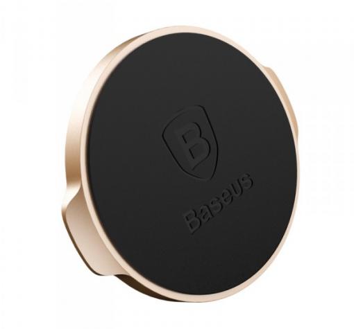 Универсална магнитна стойка BASEUS Холдер Small Ear / Flat mini за Samsung , LG, HTC, Sony, Nokia, Huawei, ZTE, Apple, BlackBerry, Lenovo и други - черно с златно