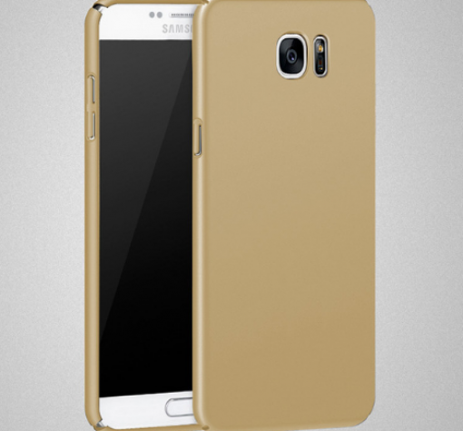 Луксозен твърд гръб за Samsung S7 Edge G935 - златист