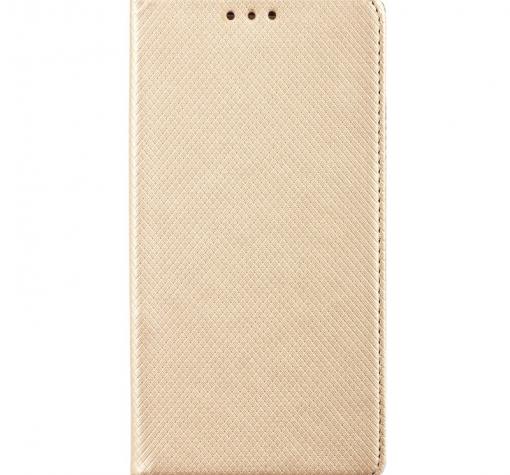 Кожен калъф Magnet Case със стойка за Samsung S8 Plus G955 - златист