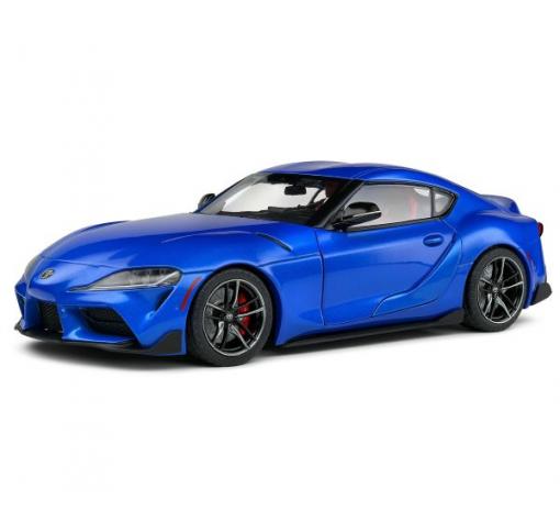 Метална кола Toyota GR Supra Blue 2021 - Solido 1:18