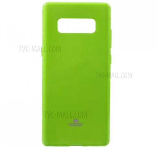 Луксозен силиконов калъф / гръб / TPU Mercury GOOSPERY Jelly Case за Samsung Note 8 N950 - зелен