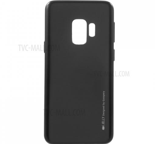 Луксозен силиконов калъф / гръб / TPU MERCURY i-Jelly Case Metallic Finish за Samsung S9 Plus G965 - черен