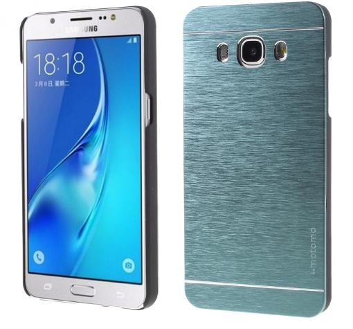 Луксозен твърд гръб MOTOMO за Samsung J7 2016 J710 - светло син