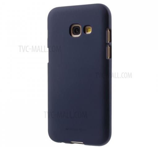 Луксозен силиконов калъф / гръб / TPU Mercury GOOSPERY Soft Jelly Case за Samsung A5 2017 A520 - тъмно син