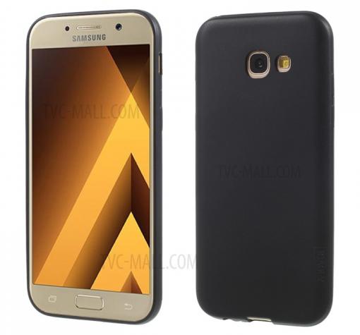 Оригинален силиконов калъф / гръб / TPU X-LEVEL Guardian Series Matte за Samsung A5 2017 A520 - черен / мат
