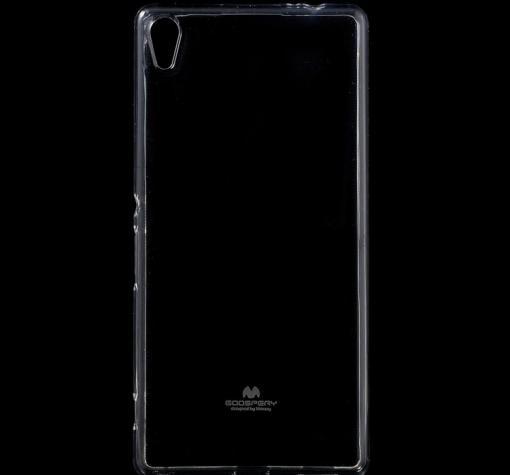 Луксозен силиконов калъф / гръб / TPU Mercury GOOSPERY Jelly Case за Sony Xperia XA - прозрачен