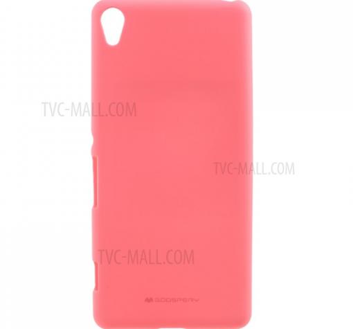 Луксозен силиконов калъф / гръб / TPU Mercury GOOSPERY Soft Jelly Case за Sony Xperia XA1 - корал