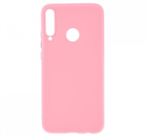 Силиконов калъф / гръб / TPU за Huawei P40 lite E - розов / мат