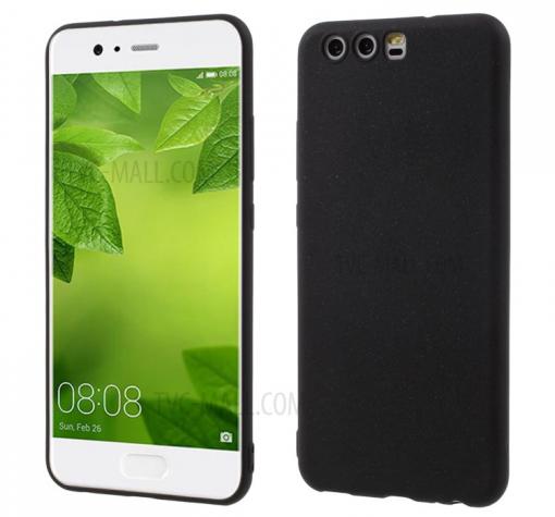 Ултра тънък силиконов калъф / гръб / TPU Ultra Thin за Huawei P10 - черен / мат