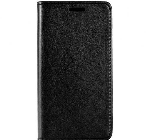 Кожен калъф Flip тефтер Flexi Magnet Book със стойка за Huawei P9 - черен
