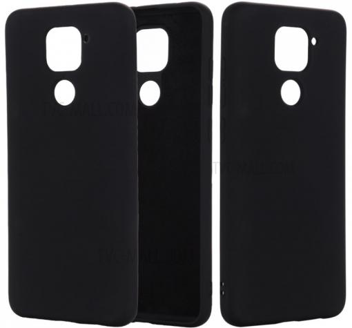 Луксозен силиконов калъф / гръб / Nano TPU за Xiaomi Redmi Note 9 - черен