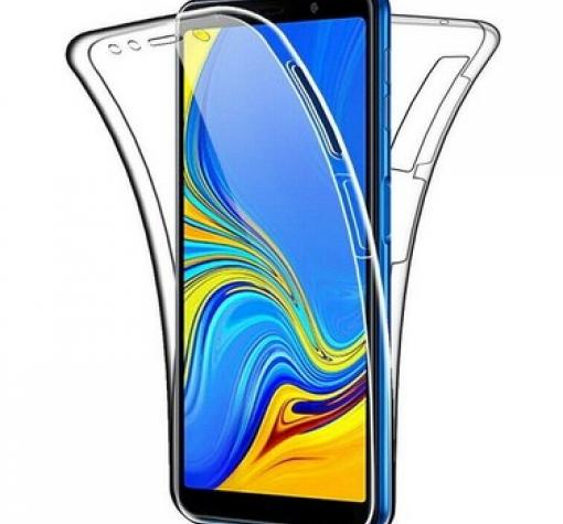 Силиконов калъф / гръб / TPU 360° за Huawei P40 Pro - прозрачен / 2 части / лице и гръб