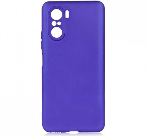 Силиконов калъф / гръб / TPU за Xiaomi Poco F3 - син / мат