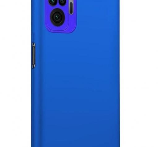 Силиконов калъф / гръб / TPU за Xiaomi Redmi Note 10 Pro - син / мат
