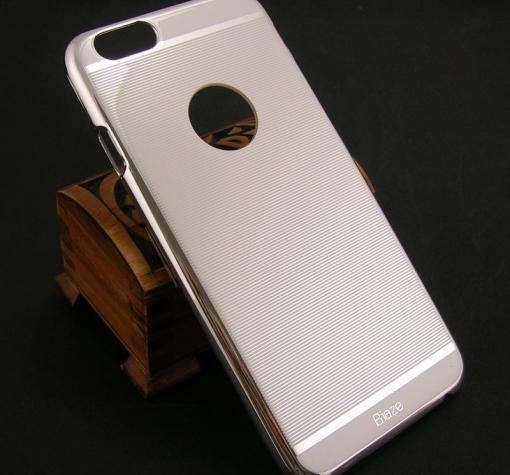 Луксозен твърд гръб / капак / Biaze за Apple iPhone 6 4.7'' - сребрист