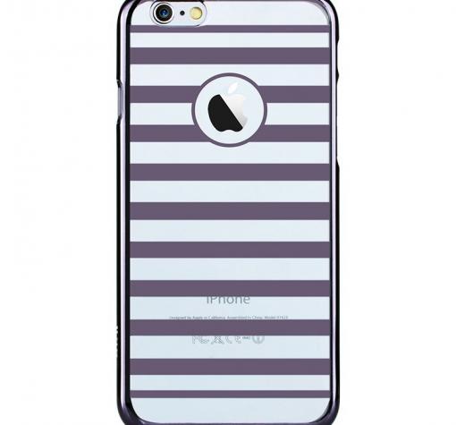 Луксозен твърд гръб / капак / VOUNI за Apple iPhone 6 4.7'' - черен