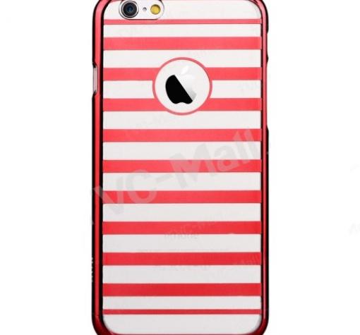 Луксозен твърд гръб / капак / VOUNI за Apple iPhone 6 4.7'' - червен