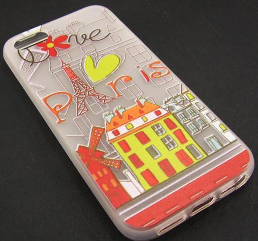Силиконов калъф / гръб / TPU за Apple iPhone 6 4.7 - Paris