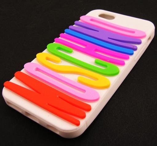 Силиконов калъф / гръб / TPU 3D за Apple iPhone 6 4,7" - бял / MOSCHINO