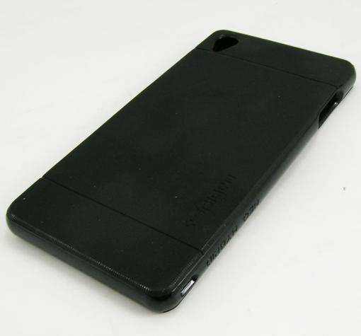Силиконов гръб SPIGEN SGP Neo Hybrid за Sony Xperia Z3 - черен с черен кант
