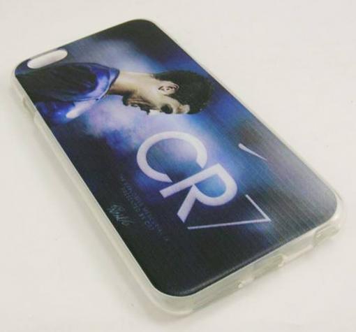 Силиконов калъф / гръб / TPU за Apple iPhone 6 4.7" - син / Cristiano Ronaldo