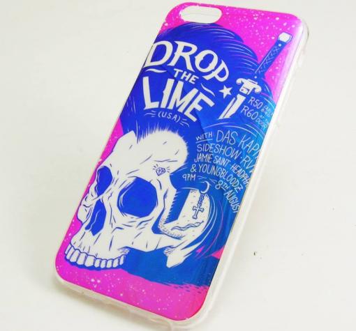 Силиконов калъф / гръб / TPU за Apple iPhone 6 4.7'' - син / Drop the Lime