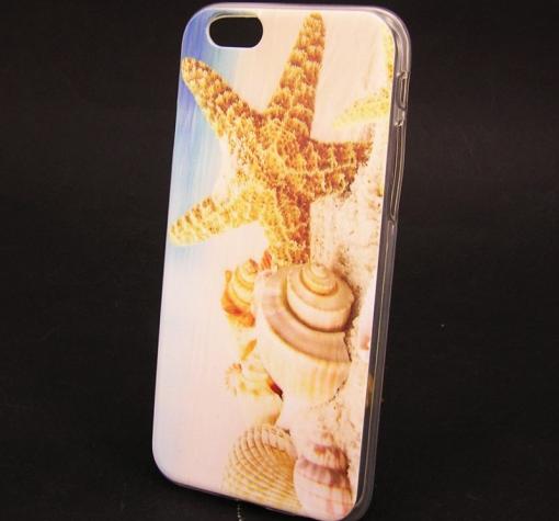 Силиконов калъф / гръб / TPU за Apple iPhone 6 4.7" - морски бряг / корали