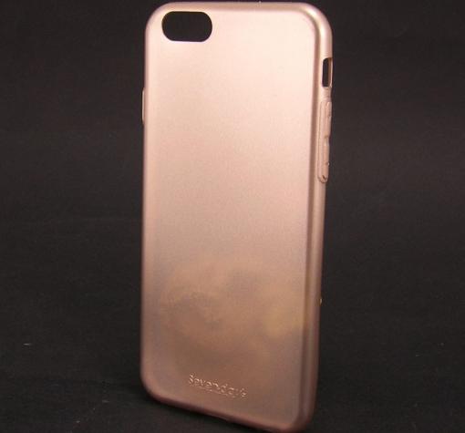 Ултра тънък силиконов калъф / гръб / TPU Ultra Thin Seven days за Apple iPhone 6 4.7" - златист