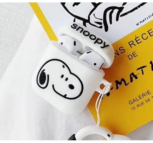 Силиконов калъф за AirPod - snoopy