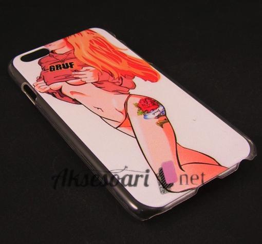 Твърд гръб Erotik Series за Apple iPhone 6 / iPhone 6S - Sexy girl / art 1