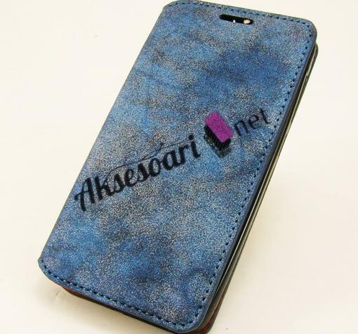 Калъф Flip тефтер със стойка за Samsung S6 Edge G925 - син