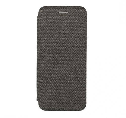 Луксозен калъф Flip тефтер Vennus Cotton Book за Samsung A6 Plus 2018 - черен