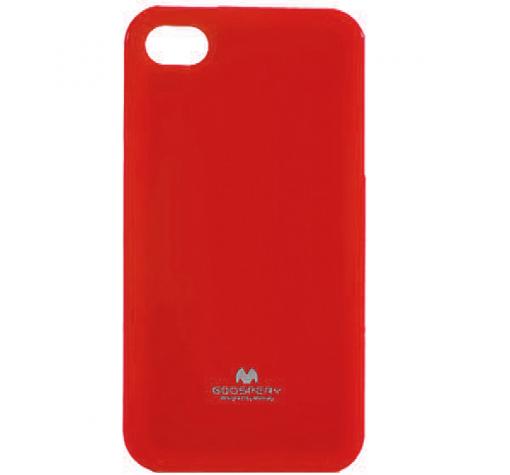 Луксозен силиконов калъф / гръб / TPU Mercury GOOSPERY Jelly Case за Huawei Ascend P8 Lite / Huawei P8 Lite - червен