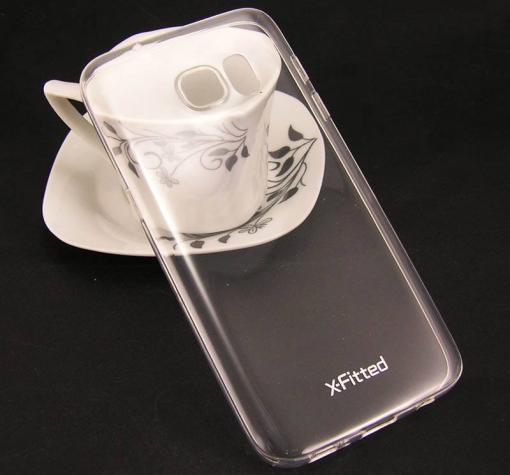 Луксозен силиконов калъф / гръб / TPU X-Fitted AIR Series за Samsung S7 G930 - прозрачен