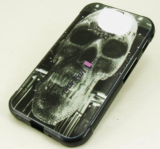Силиконов калъф / гръб / TPU за LG G5 - черен / череп