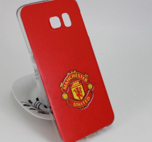 Твърд гръб за Samsung S7 Edge G935 - червен / Manchester United