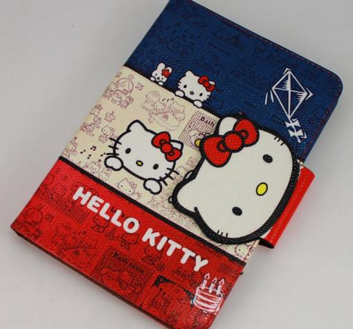 Универсален калъф със стойка за таблет 7" - Hello Kitty