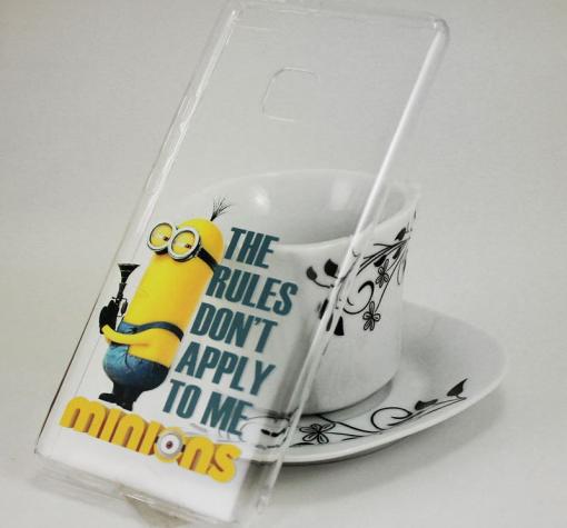 Твърд гръб за Huawei P9 Lite - прозрачен / Minion