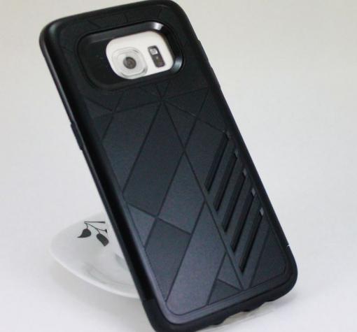 Твърд гръб Hybrid Case за Samsung S7 Edge G935 - черен