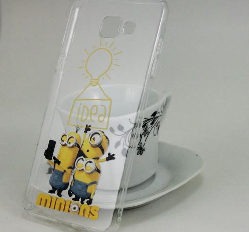 Твърд гръб за Samsung A5 2016 A510 - прозрачен / Minions / Idea