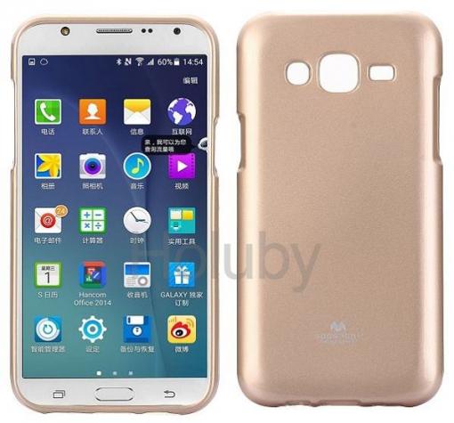 Силиконов калъф / гръб / TPU Mercury GOOSPERY за Samsung J3 - златист