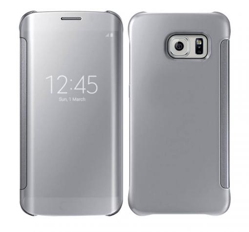 Оригинален калъф Clear View Cover EF-ZG930CBEGWW за Samsung S7 G930 - сребрист